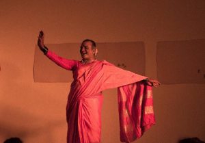 Manjamma Jogati during a performance